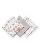 BabyOno textilpelenka színes 3db bambusz világosszürke 397/09