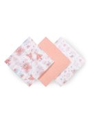 BabyOno textilpelenka színes 3db rózsaszín balerinamintás 348/11