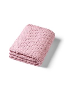   BabyOno babatakaró organikus pamut kötött 75x100cm rózsaszín 1647/01