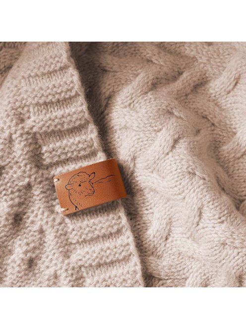 BabyOno babatakaró merino gyapjú kötött 75x100cm világos bézs 1648/01