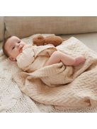 BabyOno babatakaró merino gyapjú kötött 75x100cm világos bézs 1648/01