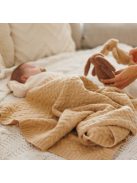 BabyOno babatakaró merino gyapjú kötött 75x100cm sötét bézs 1648/02