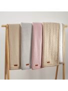 BabyOno babatakaró pamut/sherpa kötött 75x100cm szürke 1658