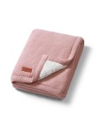 BabyOno babatakaró pamut/sherpa kötött 75x100cm rózsaszín 1659/01