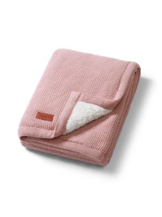   BabyOno babatakaró pamut/sherpa kötött 75x100cm rózsaszín 1659/01