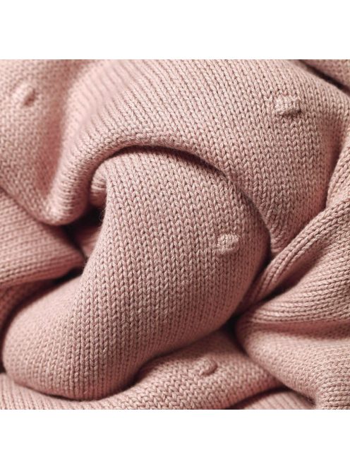 BabyOno babatakaró pamut/plüss kötött 75x100cm rózsaszín 1671/01