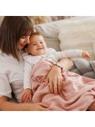 BabyOno babatakaró pamut/plüss kötött 75x100cm rózsaszín 1671/01