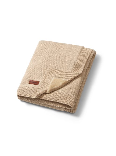 BabyOno babatakaró pamut/plüss kötött 75x100cm bézs 1671/02