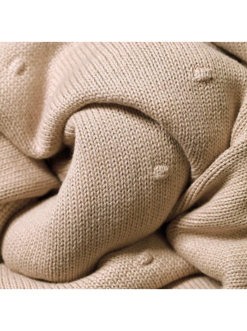 BabyOno babatakaró pamut/plüss kötött 75x100cm bézs 1671/02