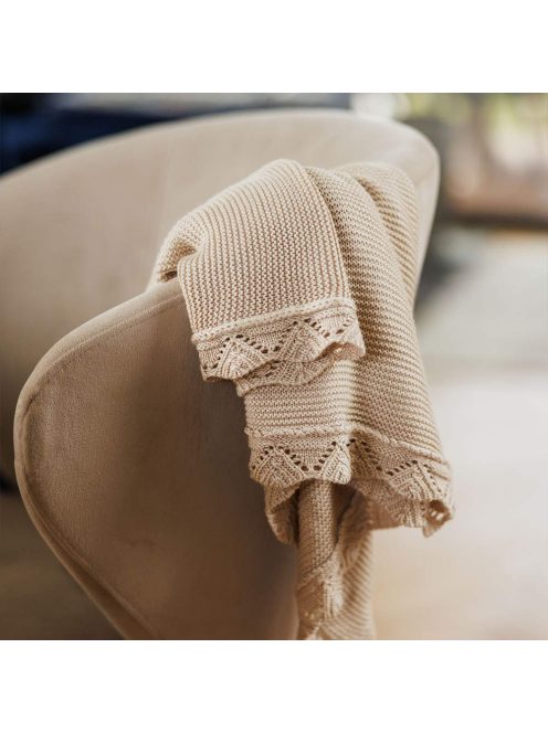 BabyOno babatakaró bambusz kötött 75x100cm bézs 1674/02