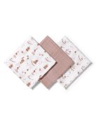 BabyOno textilpelenka színes 3db bambusz barna 397/15