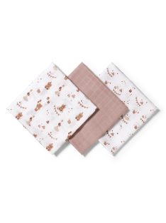 BabyOno textilpelenka színes 3db bambusz barna 397/15