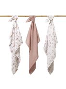 BabyOno textilpelenka színes 3db bambusz barna 397/15