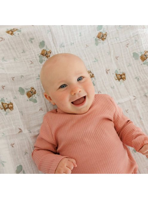 BabyOno textilpelenka színes 3db bézs macimintás 348/14