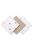 BabyOno textilpelenka színes 3db taupe macimintás 348/15