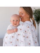BabyOno textilpelenka színes 3db acélszürke sünimintás 348/16