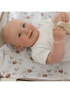 BabyOno textilpelenka színes 3db acélszürke sünimintás 348/16