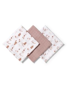   BabyOno textilpelenka színes 3db világosbarna lufis macimintás 348/18