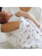 BabyOno textilpelenka színes 3db világosbarna lufis macimintás 348/18