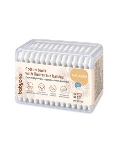 BabyOno biztonsági baba fültisztító pálca 60 db 1711