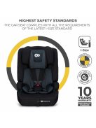 Kinderkraft gyerekülés Safety Fix 2 i-Size Isofix 76-150cm fekete