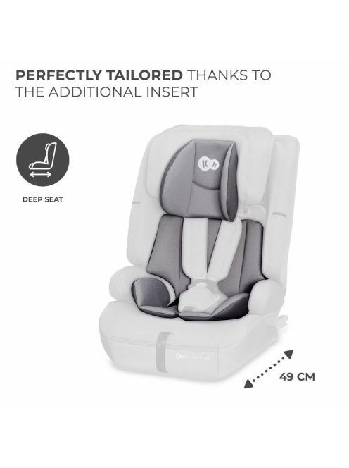 Kinderkraft gyerekülés Safety Fix 2 i-Size Isofix 76-150cm szürke