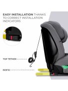 Kinderkraft gyerekülés Safety Fix 2 i-Size Isofix 76-150cm szürke