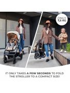 Kinderkraft babakocsi többfunkciós NEWLY 3in1 MINK PRO szürke