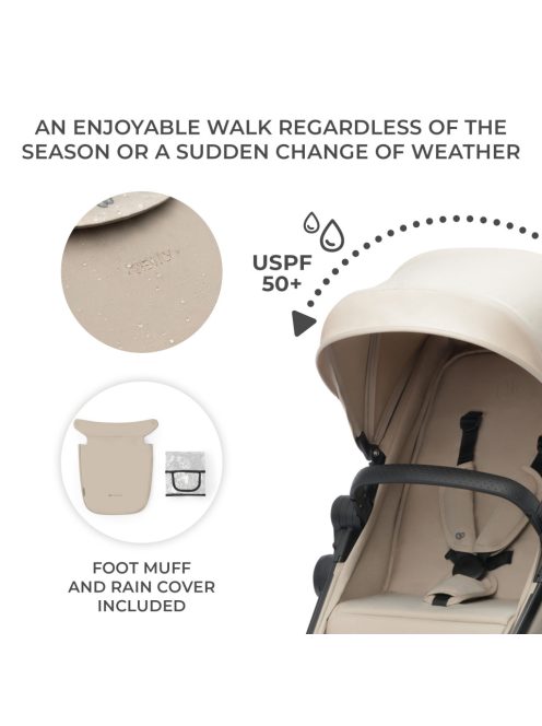 Kinderkraft babakocsi többfunkciós NEWLY 3in1 MINK PRO  bézs