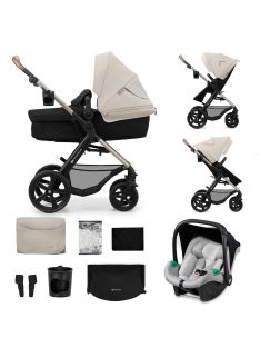   Kinderkraft babakocsi többfunkciós Moov2 3in1 átalakítós Moonlight szürke