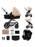 Kinderkraft babakocsi többfunkciós Moov2 3in1 átalakítós Sand bézs