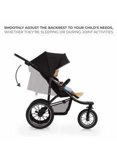 Kinderkraft babakocsi minden terepre Helsi 2 fekete