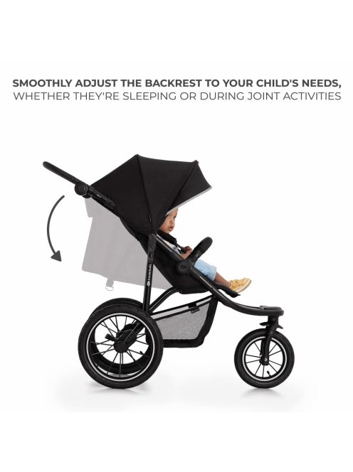 Kinderkraft babakocsi minden terepre Helsi 2 fekete