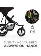 Kinderkraft babakocsi minden terepre Helsi 2 fekete