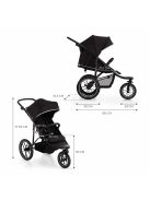 Kinderkraft babakocsi minden terepre Helsi 2 fekete