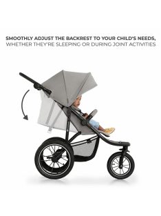 Kinderkraft babakocsi minden terepre Helsi 2 szürke