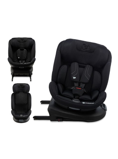 Kinderkraft gyerekülés Xpedition 3 i-Size 360 fok Isofix 40-150cm fekete