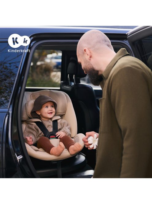 Kinderkraft gyerekülés Xpedition 3 i-Size 360 fok Isofix 40-150cm  szürke