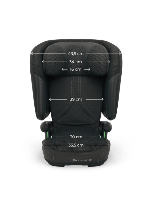 Kinderkraft gyerekülés Unity 2 i-Size Isofix 100-150cm fekete