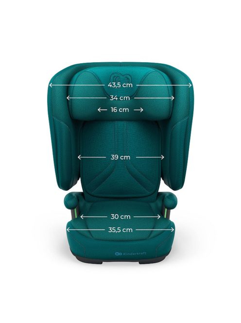 Kinderkraft gyerekülés Unity 2 i-Size Isofix 100-150cm zöld