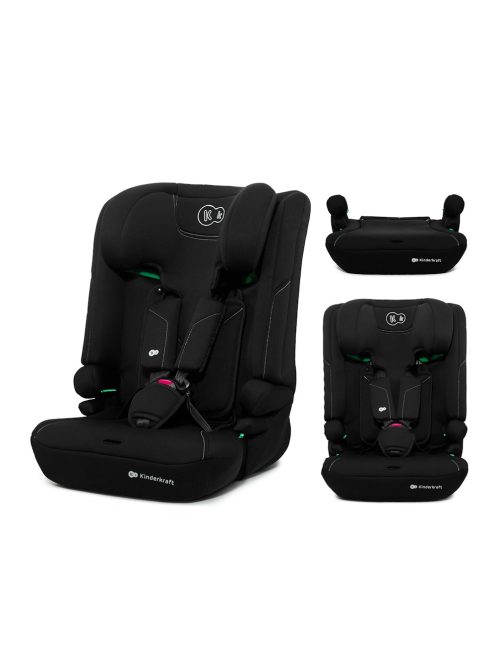 Kinderkraft gyerekülés ülésmagasító I-COMFY i-Size 76-150cm fekete