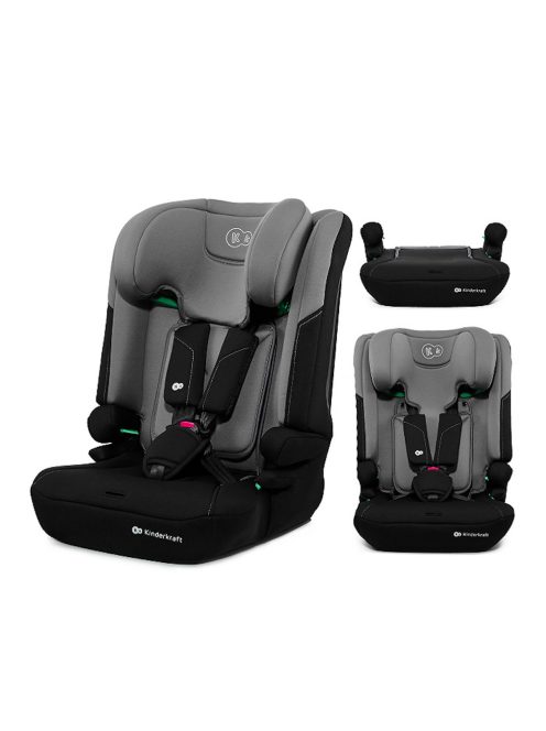 Kinderkraft gyerekülés ülésmagasító I-COMFY i-Size 76-150cm sötétszürke