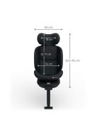 Kinderkraft gyerekülés I-360 Plus 2 i-Size Isofix 40-150cm fekete