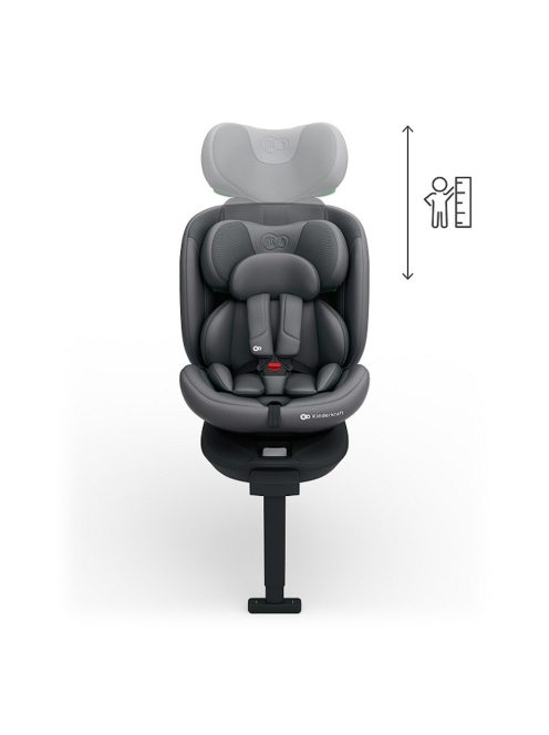 Kinderkraft gyerekülés I-360 Plus 2 i-Size Isofix 40-150cm szürke