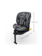 Kinderkraft gyerekülés I-360 Plus 2 i-Size Isofix 40-150cm szürke