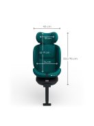 Kinderkraft gyerekülés I-360 Plus 2 i-Size Isofix 40-150cm zöld