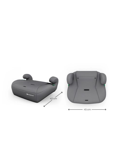 Kinderkraft gyerekülés és ülésmagasító Comfort Up II PLUS i-Size 76-150cm szürke