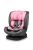 Lionelo gyerekülés Bastiaan i-Size Isofix 360 fok 40-150 cm pink-szürke