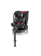 Lionelo gyerekülés Navy i-Size Isofix 360 fok 40-150 cm fekete-piros