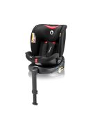 Lionelo gyerekülés Navy i-Size Isofix 360 fok 40-150 cm fekete-piros